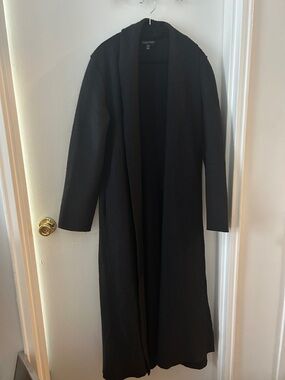 Eileen Fisher wool coat- full length